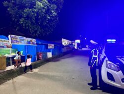 Satlantas Polres Mamasa Gelar Blue Light Patrol untuk Menjaga Keamanan dan Ketertiban