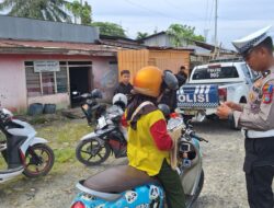 Satgas Preventif Ops Keselamatan Marano 2025 Polres Pasangkayu Gelar Patroli Dan Himbauan Di Titik rawan pelanggaran