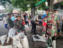 Resik-Resik Sambut Ramadhan, Sinergi TNI, Forkopimcam, dan Masyarakat Bangil