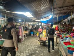 Sat Samapta Polres Pasangkayu Patroli Dialogis Di Pasar Tradisional