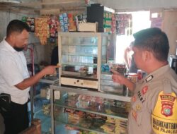 Respon Cepat Bhabinkamtibmas Polsek Pasangkayu Datangi TKP Pencurian di Kios Warga