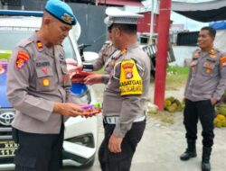 Subsatgas Propam Polres Pasangkayu Lakukan Pengawasan dan Pengamanan Personil dalam Ops Keselamatan Marano 2025