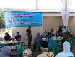 Babinsa Pakukerto Hadiri Pemeriksaan Kesehatan dan Pengobatan Gratis Sambut Ramadhan