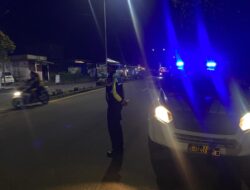 Wujudkan Kamtibmas Kondusif, Sat Lantas Polres Pasangkayu Tingkatkan Patroli Blue Light