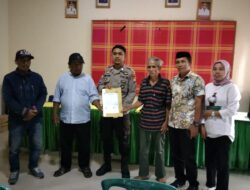 Selesaikan Masalah Warganya, Bhabinkamtibmas Polsek Tinambung Polres Polman Laksanakan Problem Solving
