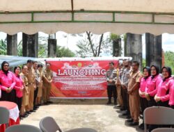 Polres Toraja Utara Bersama Bhayangkari Ikuti Launching Penguatan Program P2L Berbasis Terintegrasi dan Berkelanjutan