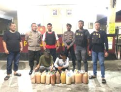 Cipkon Jelang Ramadhan, Sat Samapta Polres Sinjai Amankan Puluhan Liter Miras Jenis Ballo