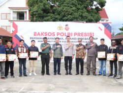 Polres Majene Sinergi Bersama Mahasiswa Gelar Baksos Polri Presisi Sambut Ramadhan 1446 H