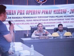 Latihan Pra Operasi Pekat Marano 2025, Polres Pasangkayu Siap Berantas Penyakit Masyarakat
