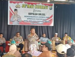 Dirbinmas Polda Sulsel Dengar Langsung Curhatan Warga Kecamatan Ujung Pandang.