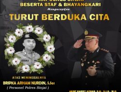 Polres Sinjai Berduka, Salah Satu Personelnya Bripka Arham Nurdin Meninggal Dunia.