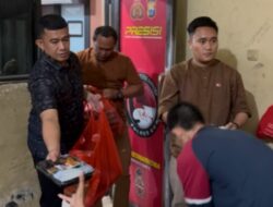 Satnarkoba Polres Gowa Gelar Jum’at Berkah, Berbagi dengan Tahanan Narkoba.