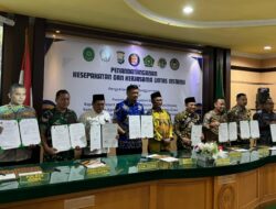 Kapolres Gowa Diwakili Wakapolres Hadiri Peresmian Jembatan Mushollah Baitul Mahkamah dan Penandatanganan MoU.