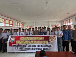 Jaring Animo, SDM Polres Toraja Utara Gelar Sosialisasi Proaktif Penerimaan Anggota Polri di SMAN 3