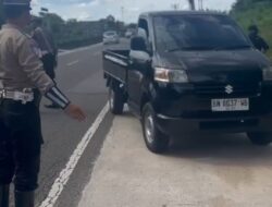 Personil Sat PJR Polda Kepulauan Bangka Belitung Gelar Patroli Rutin di Jalan Raya
