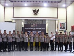 Waka Polres Mamasa Menghadiri kegiatan Penelitian Tim Puslitbang Polri Bahas Profesionalisme dan Mitigasi Etik di Aula Polres Polman