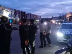 Piket Lantas dan Patmor Polresta Mamuju Sigap Antisipasi Balap Liar Usai Shalat Subuh Di Bulan Suci Ramadhan