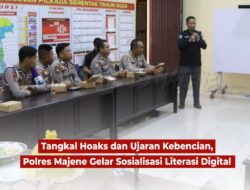 Tangkal Hoaks dan Ujaran Kebencian, Polres Majene Gelar Sosialisasi Literasi Digital