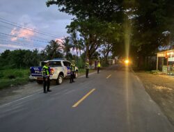 Tindak Lanjut Keluhan Warga, Satlantas Polres Majene Gelar Patroli di Titik Rawan Balap Liar