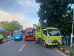 Mobil Tangki Pertamina Tabrak Truk Sampah, Kasat Lantas: Seorang Petugas Pengangkut Sampah Meninggal Dunia di Tempat