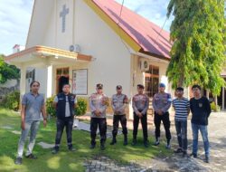 Jaga Kemanan Ibadah Umat Kristiani, Polres Majene Laksanakan Patroli dan Pengamanan di Sejumlah Gereja