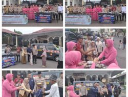 Polres Pasuruan Kota Bersama Media SAMBAR.ID Berbagi Takjil di Bulan Suci Ramadan 1446 H