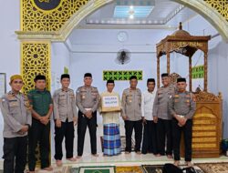 Tim Safari Ramadhan Polres Majene Gelar Kegiatan di Masjid Miftahul Hikma