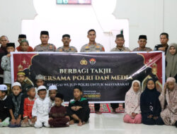 Kapolres Majene dan Media Berbagi Takjil di Panti Asuhan untuk Keberkahan Ramadhan