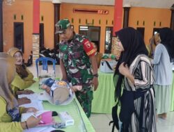 Wujud Kepedulian Babinsa Desa Sekarjoho Kepada Kesehatan Balita