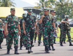 Danpasmar 1 Hadiri Rapat dan Tinjau Medan Dalam Rangka Kegiatan Pengukuhan Panglim Korps Marinir