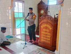 Bhabinkamtibmas Desa Limbua Gelar Safari Ramadhan di Masjid Nurut Takwa