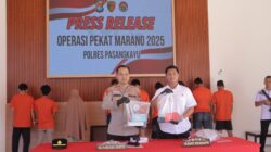 Polres Pasangkayu Gelar Press Release Hasil Operasi Pekat Marano 2025: Ungkap 15 Kasus Dalam 14 Hari