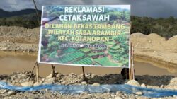 Reklamasi Tahap 3 Kelompok Tani Saroha Lakukan Cetak Sawah Baru Tingkatkan Produksi Padi .