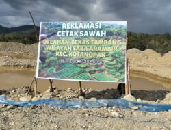 Reklamasi Tahap 3 Kelompok Tani Saroha Lakukan Cetak Sawah Baru Tingkatkan Produksi Padi .