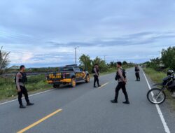 Sat Samapta Polres Pasangkayu Gelar Patroli Subuh, Antisipasi Balap Liar Selama Ramadhan
