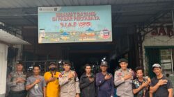 Sat Samapta Polres Polman Gelar Patroli Sambil Mensosialisasikan Call Center 110 dan Tolak Premanisme