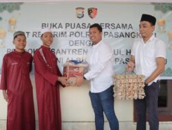 Sat Reskrim Polres Pasangkayu Gelar Buka Puasa Bersama dan Penyerahan Sembako Kepada Anak Pondok Pesantren
