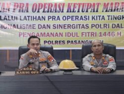 Polres Pasangkayu Laksanakan Latpra Ops Ketupat Marano 2025 Dalam Rangka Pengamanan Idul Fitri