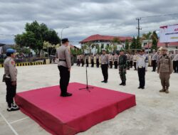 Kapolres Sinjai Pimpin Apel Gelar Pasukan Operasi Ketupat 2025