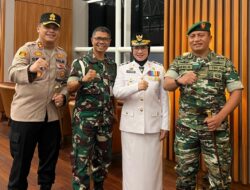 Kapolres Gowa Bersama Forkopimda Sambut Kedatangan Bupati di Bandara Sultan Hasanuddin.