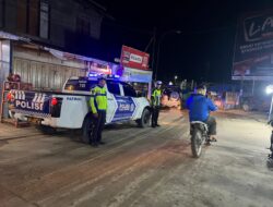 Blue Light Patroli Satlantas Polres Mamasa Jaga Kondusifitas Kamtibmas