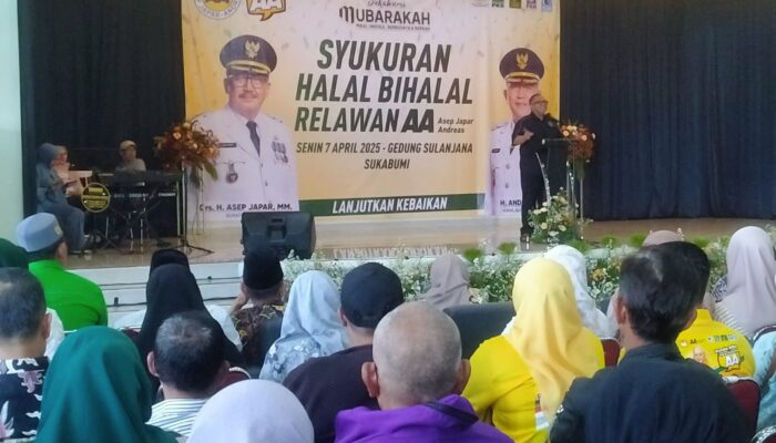 Halalbihalal Relawan 02, Asep Japar–Andreas Janjikan Lanjutan Pembangunan Sukabumi