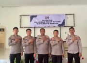 Supervisi, Kabid Humas Dorong Peningkatan Kinerja Humas Polresta Mamuju