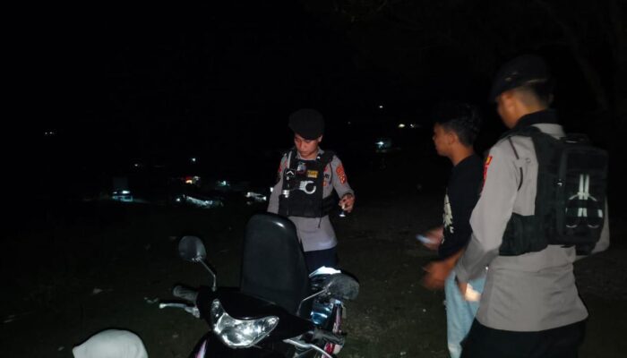 Antisipasi Gangguan Kamtibmas dan Penyakit Masyarakat, Satuan Samapta Polres Majene Intensifkan Patroli Malam