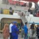 Satpolair Polres Majene Intensifkan Pengamanan Bongkar Muat KM. Sabuk Nusantara 93 di Pelabuhan Passarang