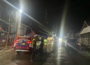 Cegah Pelanggaran Lalu Lintas dan Aksi Kriminalitas, Satlantas Polres Majene Gelar Patroli Blue Light Meski Cuaca Buruk