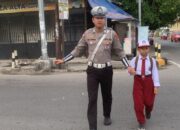 Polres Majene Gelar Commander Wish, Wujudkan Keamanan dan Ketertiban Lalu Lintas di Pagi Hari
