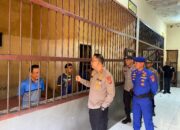 Cek Ruang Tahanan, Kapolres Pasangkayu Pastikan Keamanan Dan Kondisi Kesehatan Para Tahanan