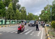 Personel Satlantas Polres Majene Terjunkan Pasukan Pagi Hari Lewat Program Commander Wish