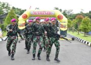 Semangat Harkitnas Ke-117, Prajurit Petarung Pasmar 3 Laksanakan Hanmars Dari Tembok Berlin Ke Mako Pasmar 3